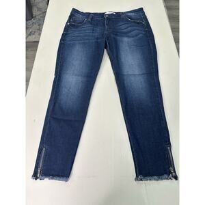 KanCan Slimming Stretch Jeans Ankle Zippers Sz 15/31 Preppy Y2K 90’s #KC6051HRD